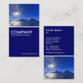 woestijneilanden visitekaartje (Voorkant / Achterkant)