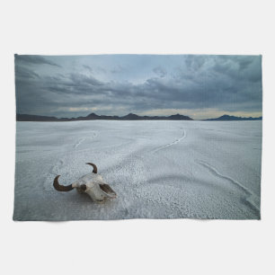 woestijnen Bonneville Salt Flats Utah Theedoek
