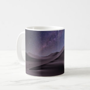 woestijnen   Milky Way Starry Sky Sand Dune Dubai Koffiemok