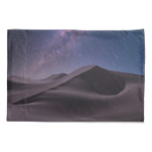 woestijnen | Milky Way Starry Sky Sand Dune Dubai Kussensloop (Achterkant)