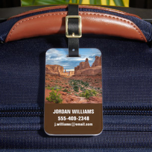 woestijnen Nationaal park Arches, Utah Bagagelabel