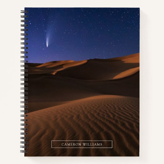 woestijnen | Sand Dune Galaxy Notitieboek (Voorkant)
