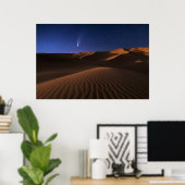 woestijnen | Sand Dune Galaxy Poster (Thuiskantoor)