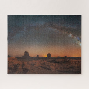 woestijnen Starry Sky over woestijnlandschap Legpuzzel