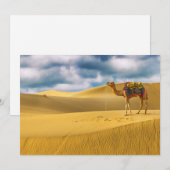 woestijnen | Thar Desert Rajasthan India Camel Bedankkaart (Voorkant / Achterkant)