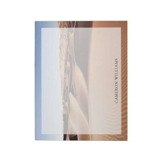 woestijnen | Verenigde Arabische Emiraten Sand Dun Notitieblok (Gedraaid)