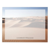 woestijnen | Verenigde Arabische Emiraten Sand Dun Notitieblok (Voorkant)