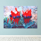 WOESTIJNERWT 32x48 Canvas Afdruk (Insitu (Houten vloer))