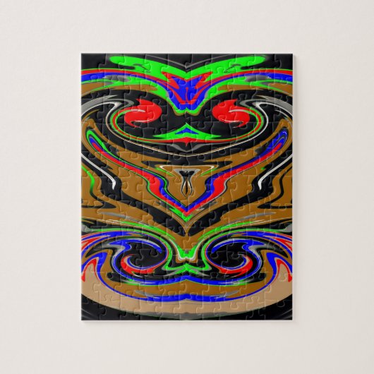 Woestijnexpressie:  Omkeerbaar ben ik ANGRY Art Legpuzzel (Verticaal)