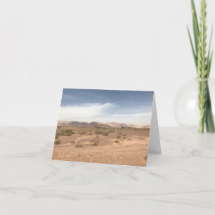 Woestijnfoto Kaart