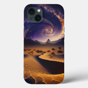 Woestijngalaxy Surreal Landscape Art iPhone 13 Hoesje