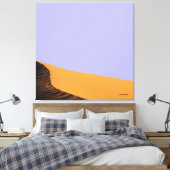Woestijngevlekt Canvas Afdruk (Insitu (Slaapkamer))