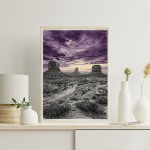 Woestijngiganten – Vintage Monument Valley Poster