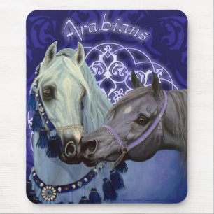 Woestijnherten Arabische paarden mousepad Muismat