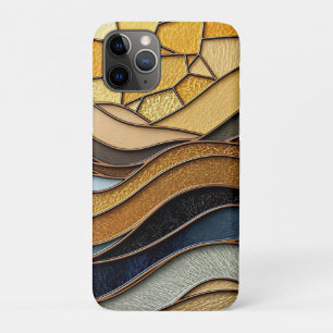 Woestijnheuvels Zand Goud Mozaïek Fijne Kunst iPhone 11 Pro Hoesje