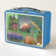 woestijnlandschap lunchbox