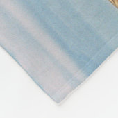 Woestijnlandschap met Waving Shadow Foto Fleece Deken (Hoek)