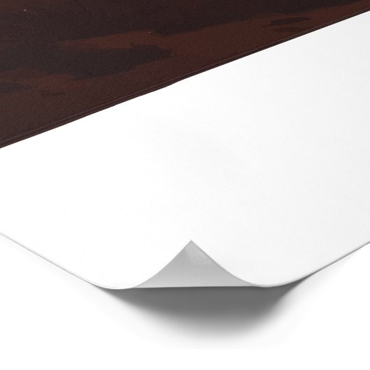 Woestijnlandschap Sunset Poster (Hoek)