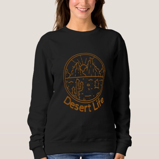 Woestijnleven Mojave Sonoran Desert Adventure Trui (Voorkant)