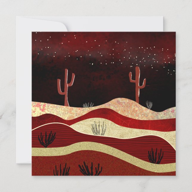 Woestijnnacht (Voorkant)