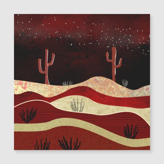 Woestijnnacht (Voorkant)