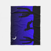 Woestijnnacht Fleece Deken (Voorkant)