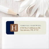 woestijnnacht | Zandcentrum Split Monogram Etiket (Insitu)