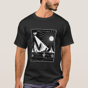 Woestijnontvoering - UFO in het zonlicht T-shirt