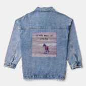 Woestijnpaarden P8640 Denim Jacket (Achterkant)
