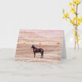 Woestijnpaarden P8664 Kaart (Gele Bloem)