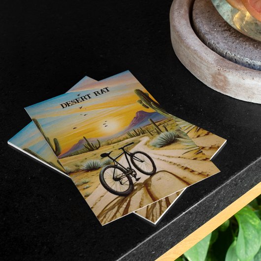 Woestijnrat, aanpasbaar briefkaart