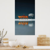Woestijnreflecties Poster (Keuken)