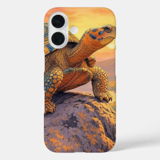 woestijnschildpad iPhone 16 hoesje