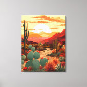 WOESTIJNSCHOONHEID #1 CANVAS AFDRUK (Voorkant)