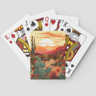 WOESTIJNSCHOONHEID #1 POKERKAARTEN