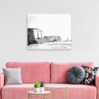 Woestijnschoonheid Canvas Afdruk