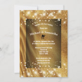 Woestijnstersterren bruiloft rond kameel kaart (Voorkant)