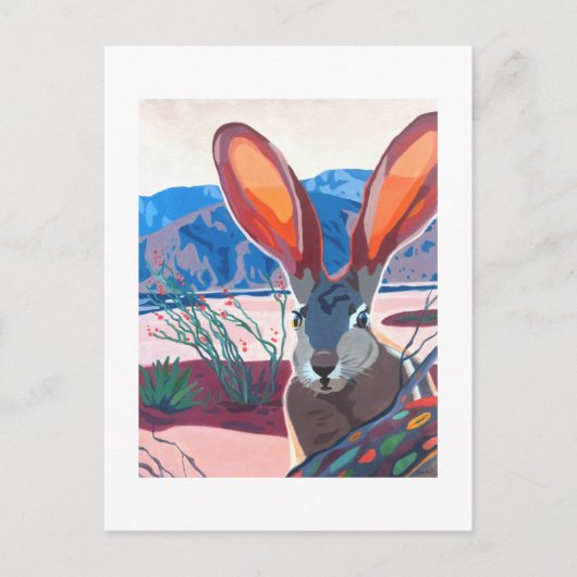 Woestijntafereel Briefkaart (Voorkant)