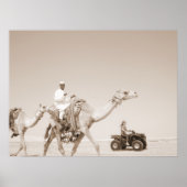 woestijntransport poster (Voorkant)