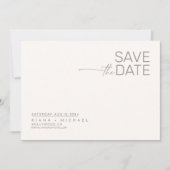 Woestijnvibes Bruiloft Horizontaal Ivoor H ID1019 Save The Date (Voorkant)
