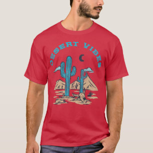 woestijnvibes cactus landschapsreiziger Van T-shirt
