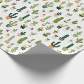 Woestijnvibes: Cactus-thema inpakpapier van Vint (Hoek)