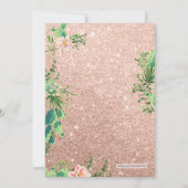 Woestijnvlucht Glitter 4 Vierde uitnodiging op zat (Achterkant)