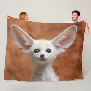 WOESTIJNVOS FLEECE DEKEN