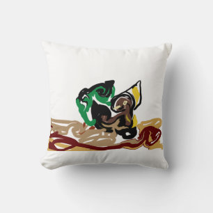 Woestijnvos kunst kussen