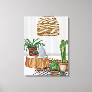 Woestijnvuren I Canvas Afdruk