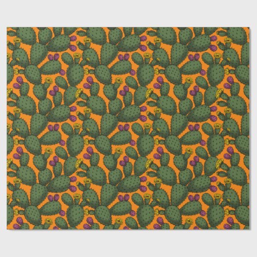 woestijnzonsondergang cadeaupapier (Vlak)