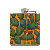 woestijnzonsondergang heupfles (Achterkant)