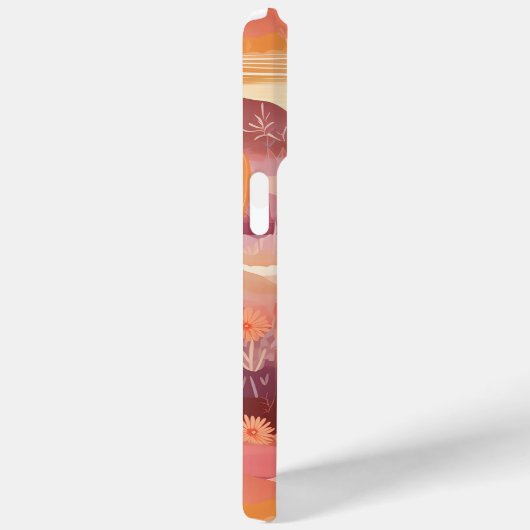 Woestijnzonsondergang Moderne Cactus gepersonalise Case-Mate iPhone Case (Achterkant / Rechts)