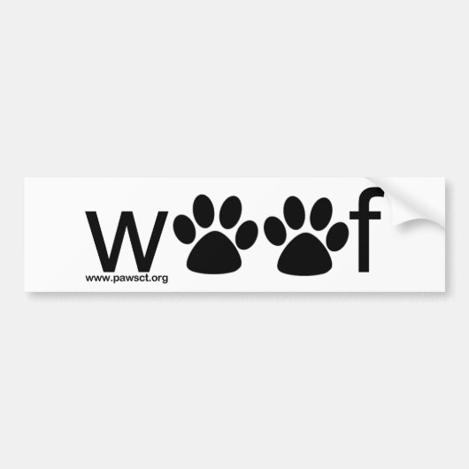 Wof Bumpersticker (Voorkant)